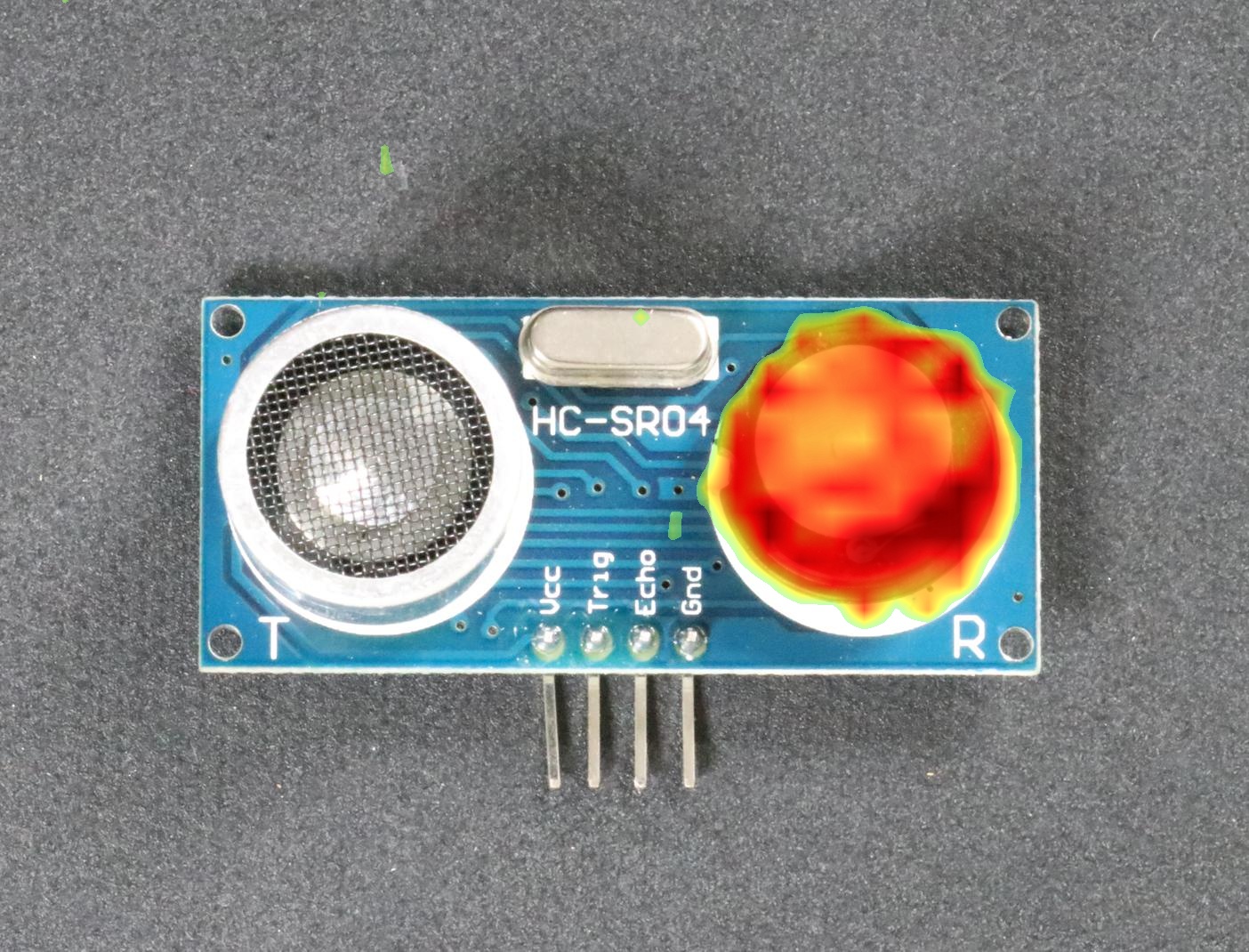 Printed circuit board with anomaly detection overlay